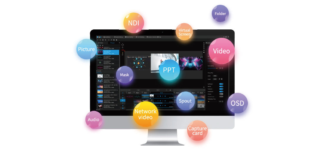 Magnimage MIG-M4K LED Display Screen Video Server