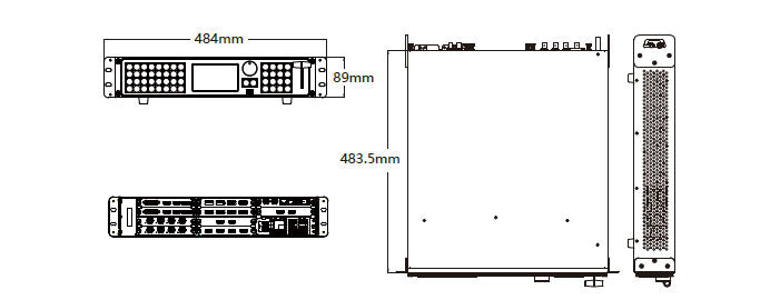 RGBlink D6 4K Presentasjonsskalator & Switcher LED videoprosessor