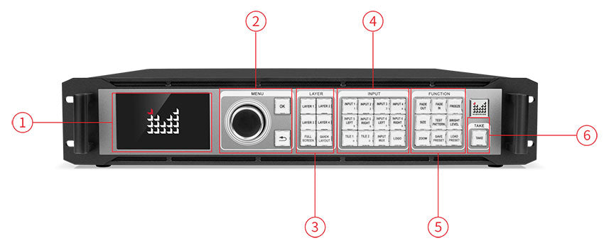 LED-W4000 Series 8KX2K LED Video Processore