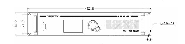 Caixa controladora de display LED NOVASTAR MCTRL1600