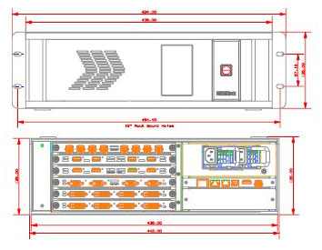 VENUS X3 HDCP LED-Wandvideoprozessor